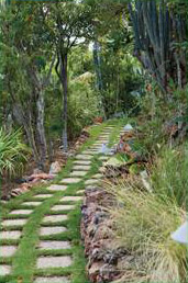 Garden Path at Kismet Villa on St John